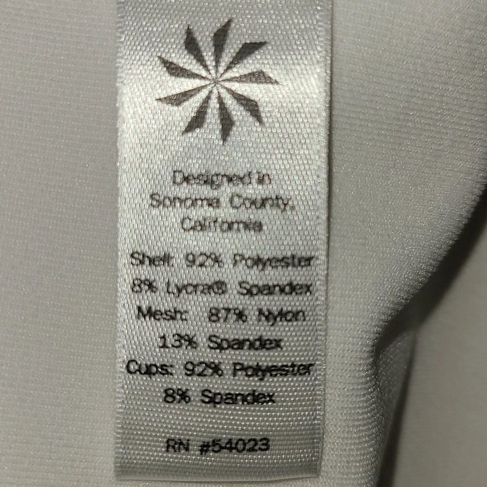 Athleta Turbo Charge White Racer Back Tank Top - Picture 5 of 6